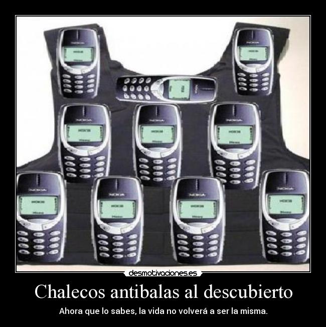Chalecos antibalas al descubierto -