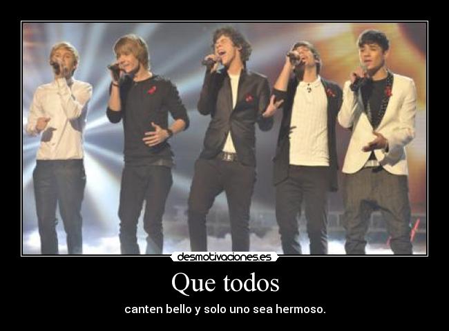 carteles one direction desmotivaciones