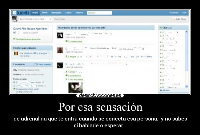 Por esa sensación -