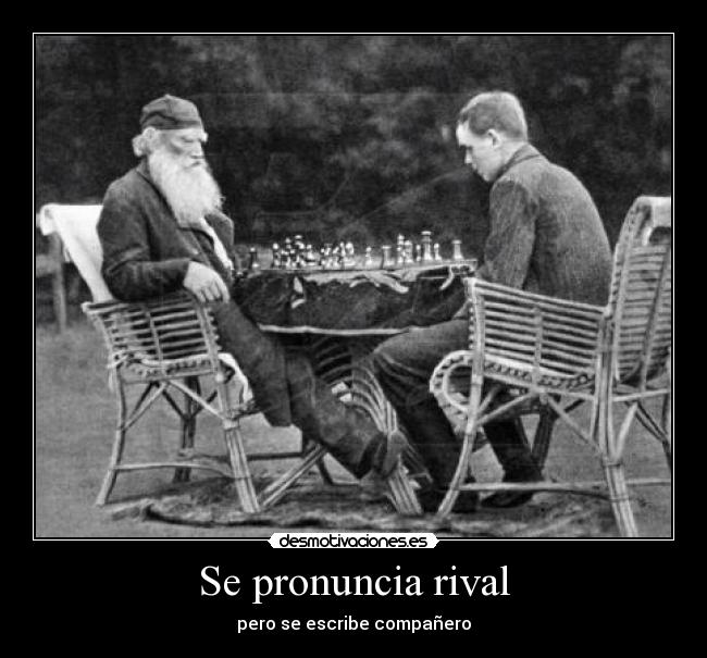 Se pronuncia rival - pero se escribe compañero