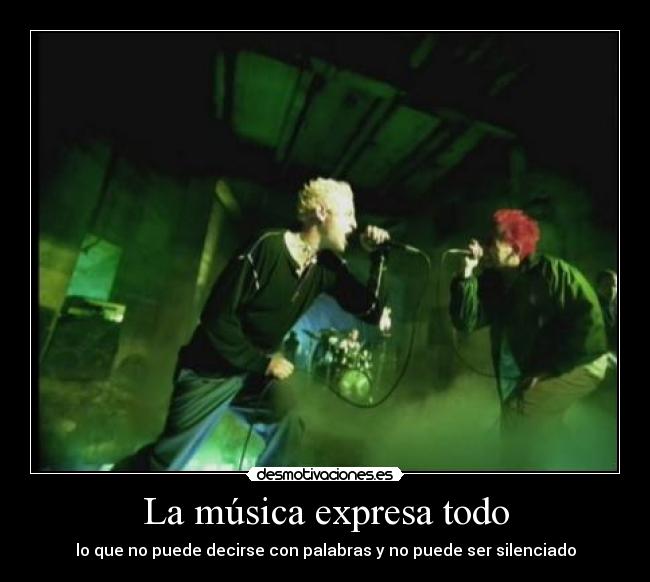 La música expresa todo -