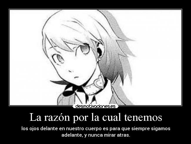 La razón por la cual tenemos - 