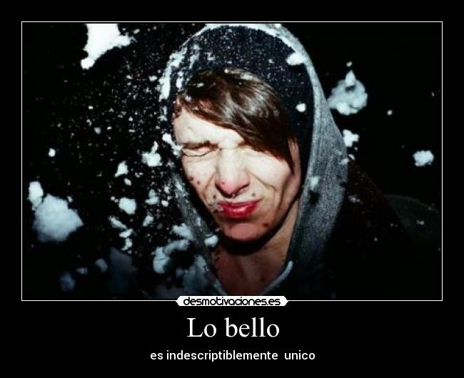 Lo bello -