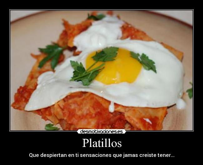 carteles platillos sensaciones tener despertar desmotivaciones