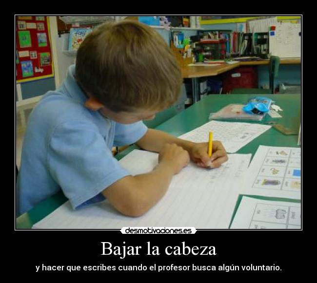 Bajar la cabeza - 