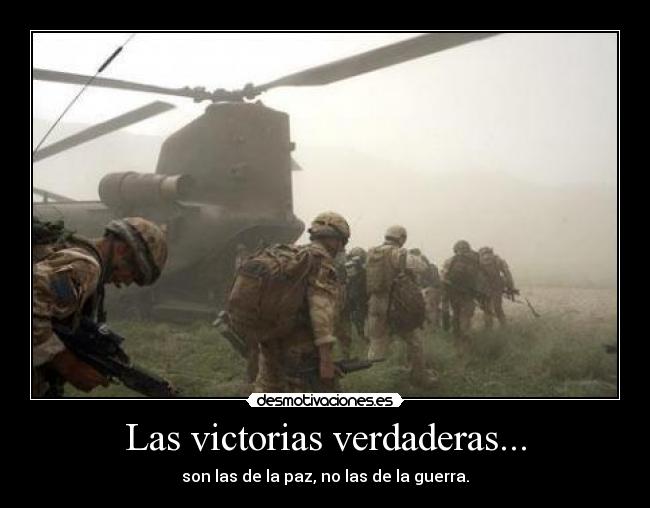 Las victorias verdaderas... - 