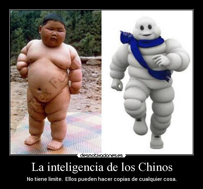 La inteligencia de los Chinos - No tiene limite. Ellos pueden hacer copias de cualquier cosa.
