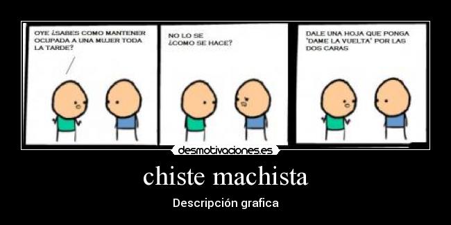 chiste machista -