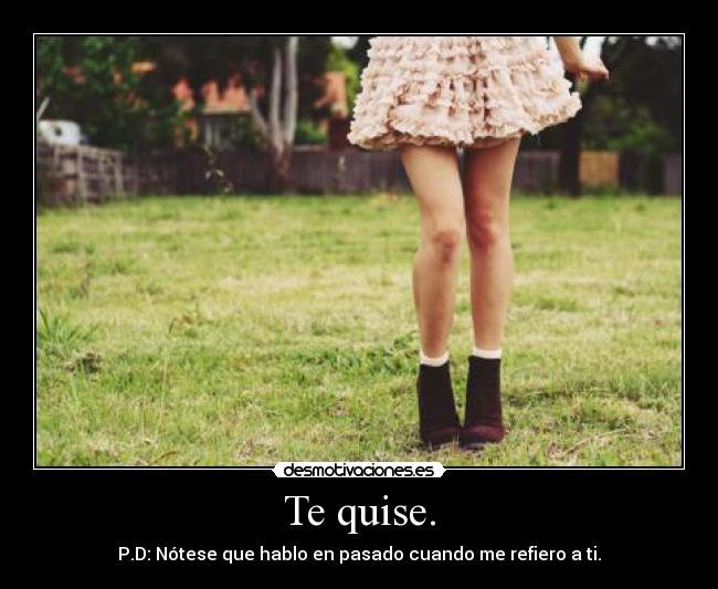 Te quise. - 