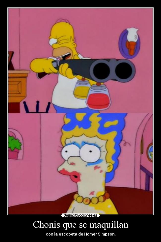 Chonis que se maquillan - 