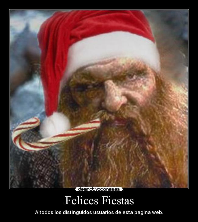 Felices Fiestas - A todos los distinguidos usuarios de esta pagina web.