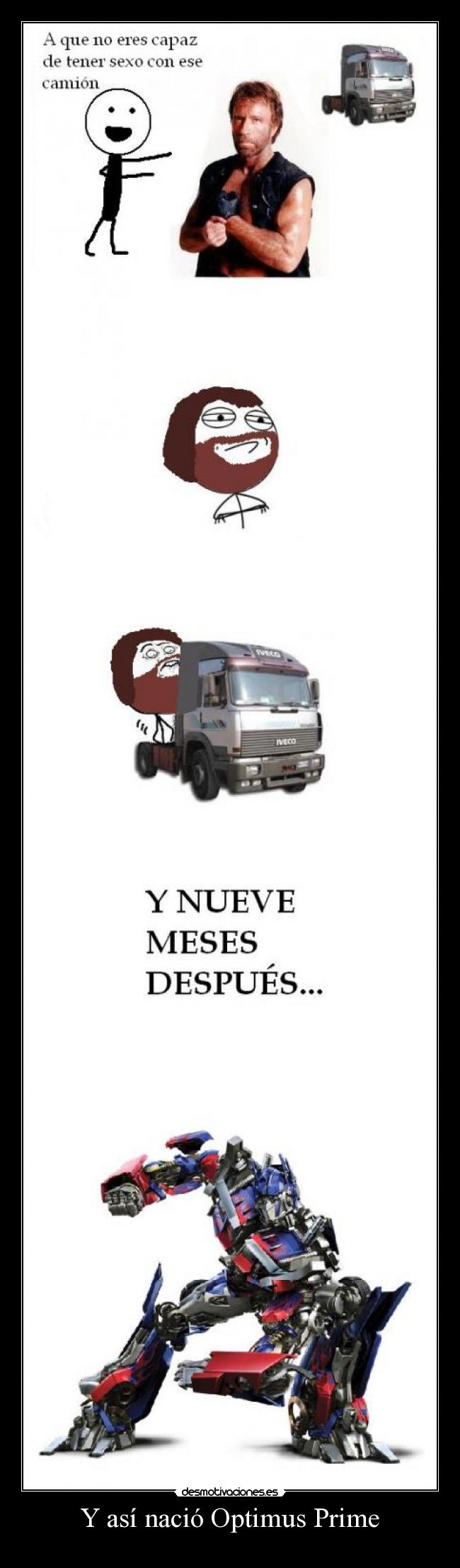 Y así nació Optimus Prime - 
