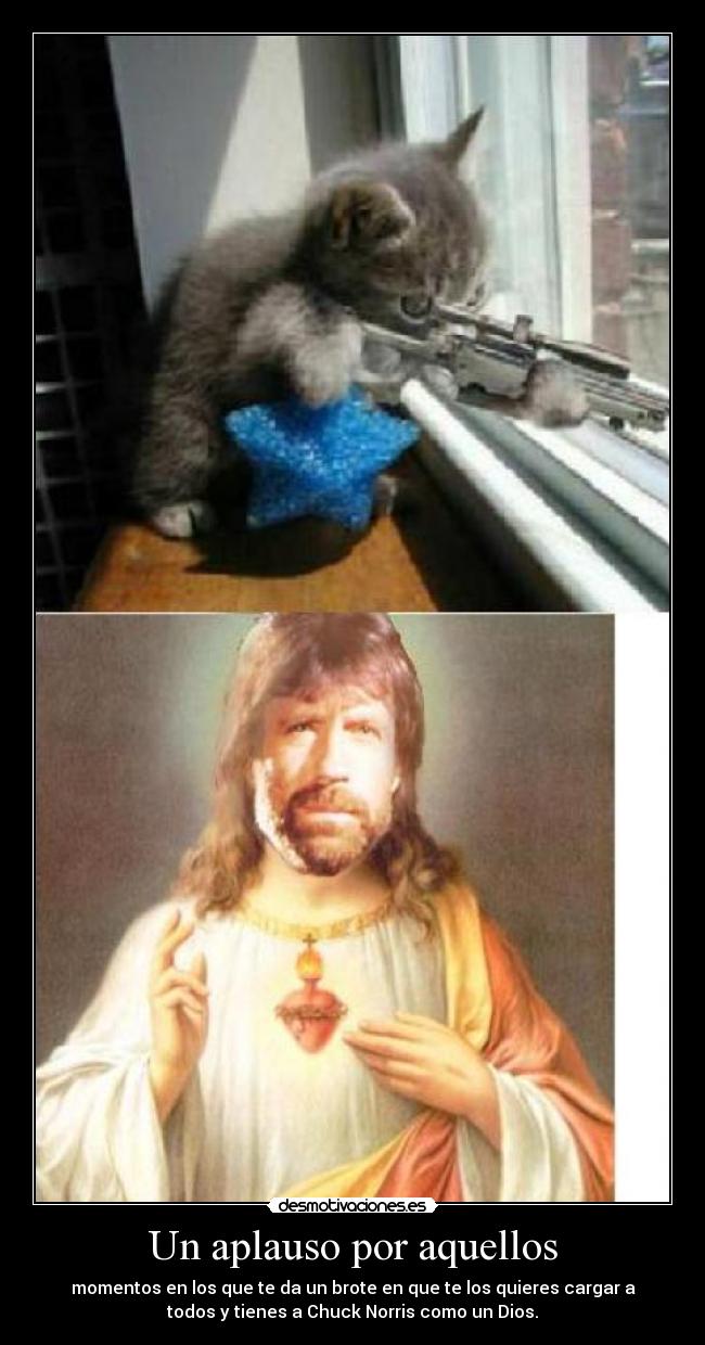 Un aplauso por aquellos -