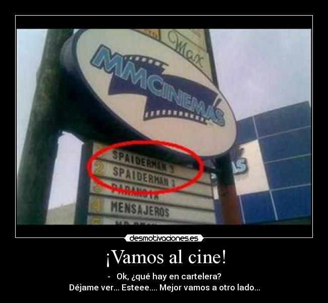 carteles cine cartelera cine desmotivaciones