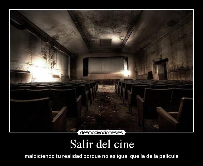 Salir del cine -