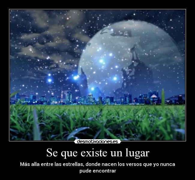 Se que existe un lugar - 