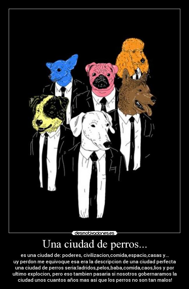 Una ciudad de perros... -
