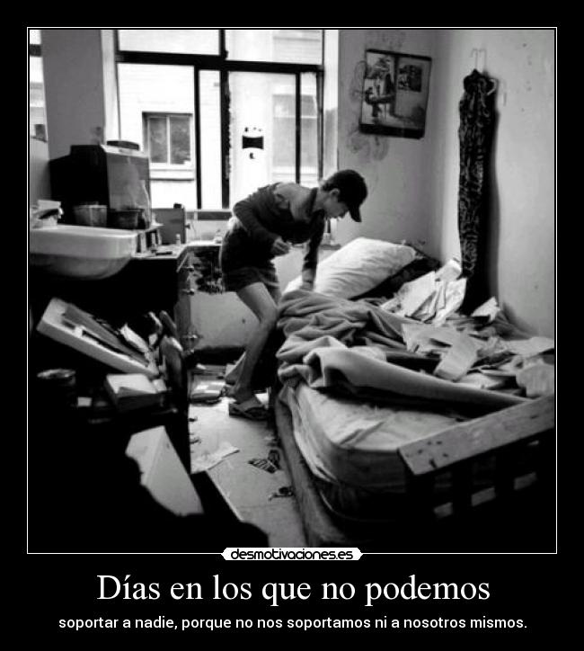 Días en los que no podemos -