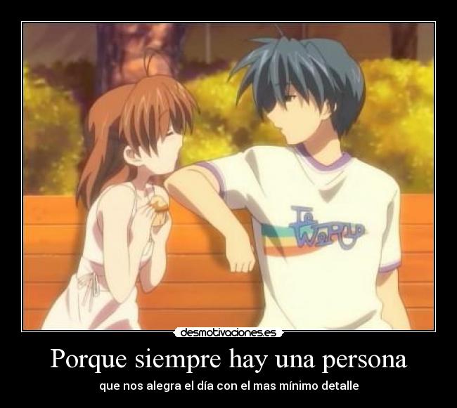 Porque siempre hay una persona - 