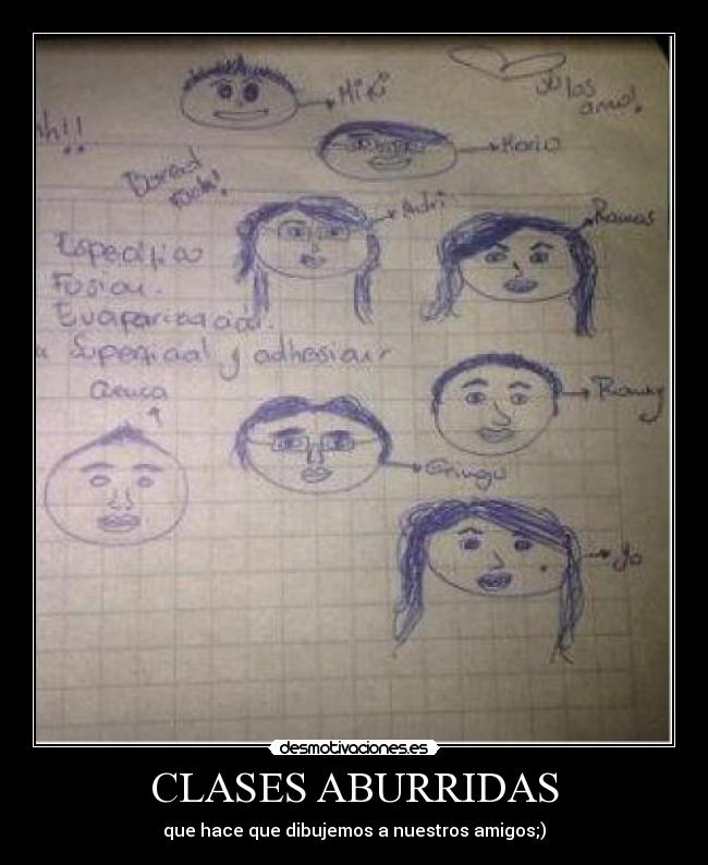 CLASES ABURRIDAS -