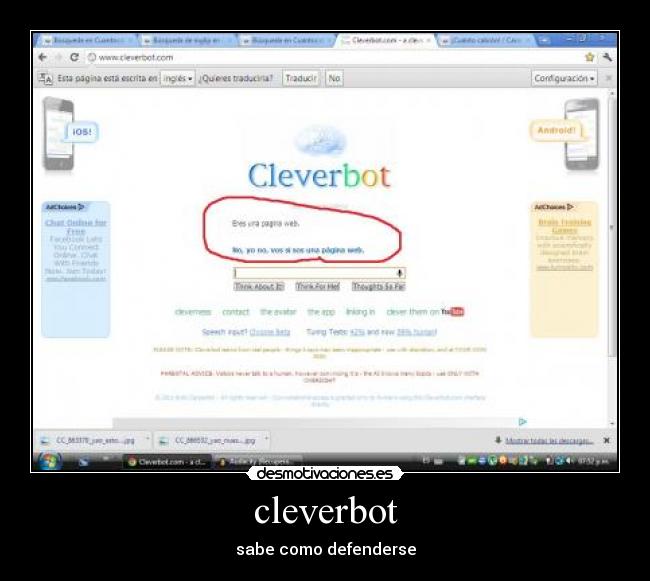 cleverbot - sabe como defenderse