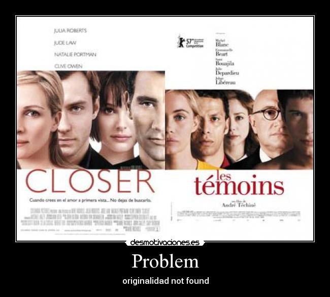 Problem - originalidad not found