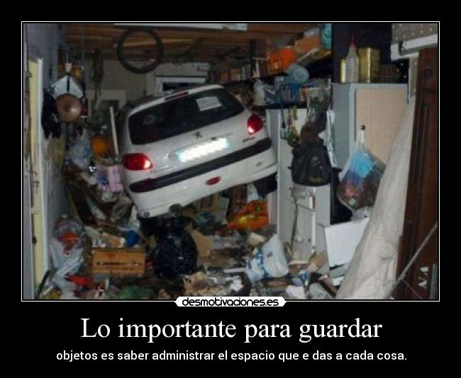 Lo importante para guardar -