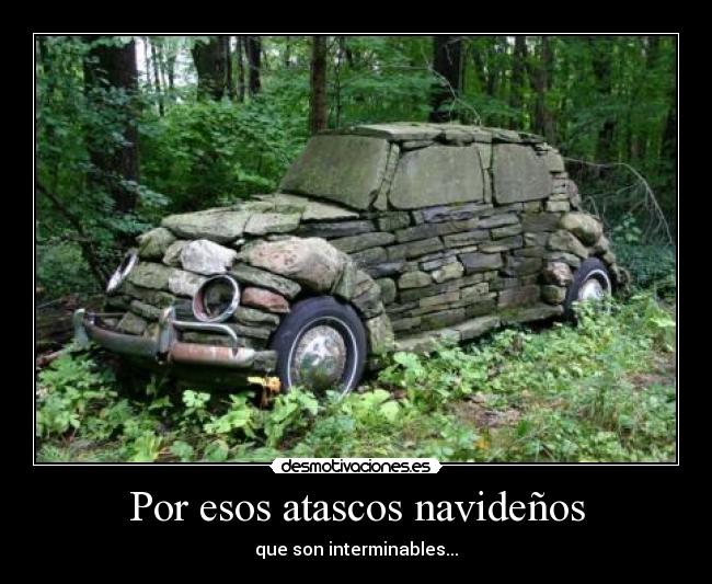 Por esos atascos navideños -