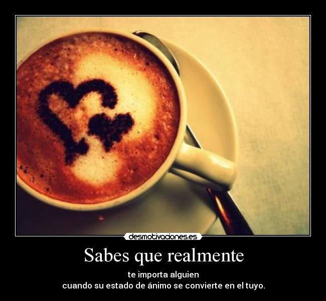 Sabes que realmente - 
