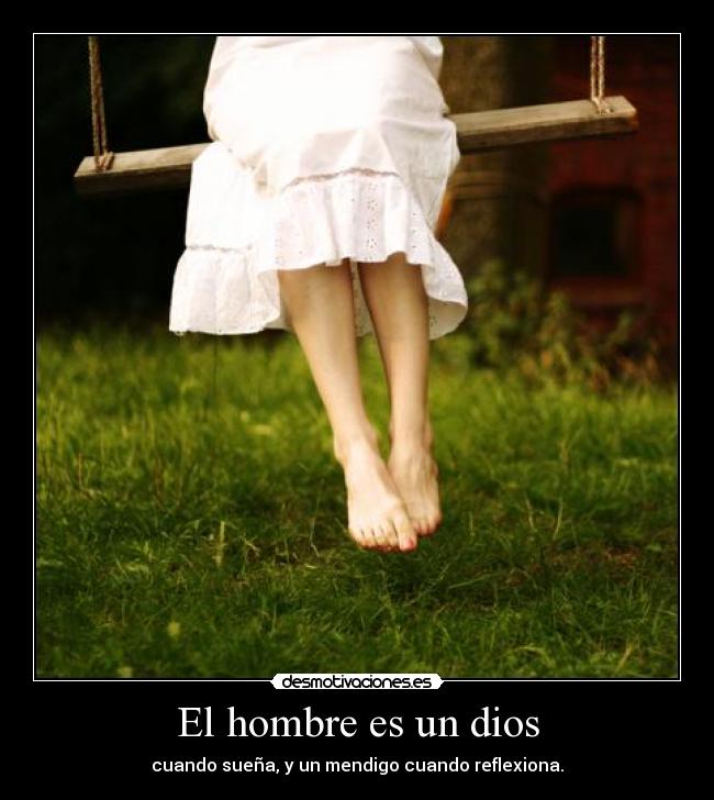 El hombre es un dios -