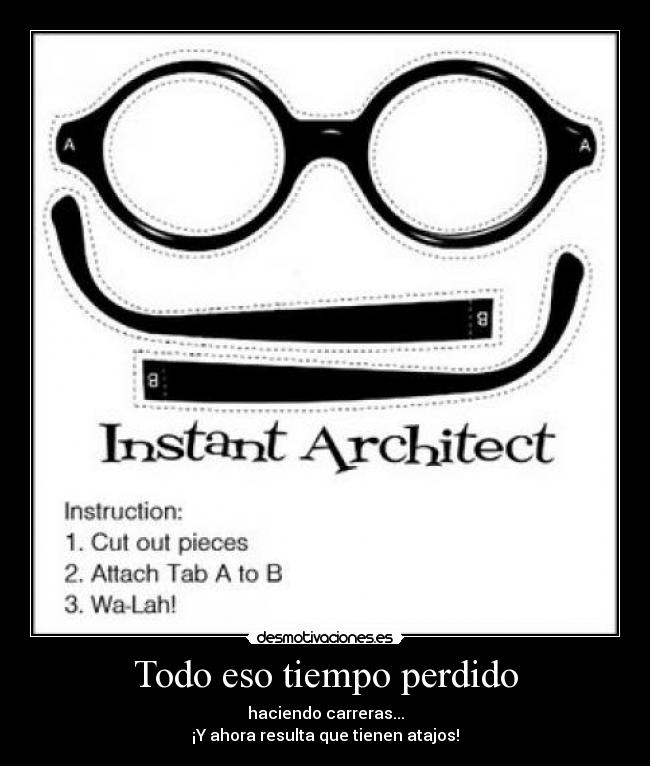 Todo eso tiempo perdido -