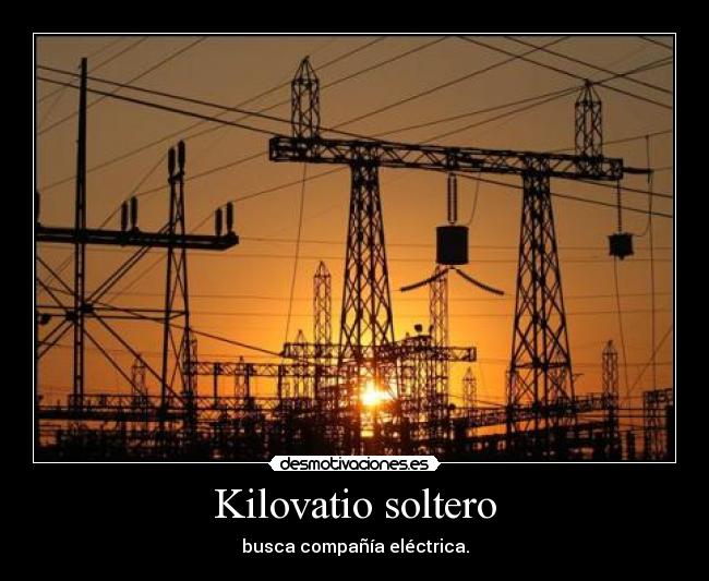 Kilovatio soltero - busca compañía eléctrica.
