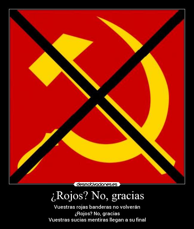 ¿Rojos? No, gracias - 