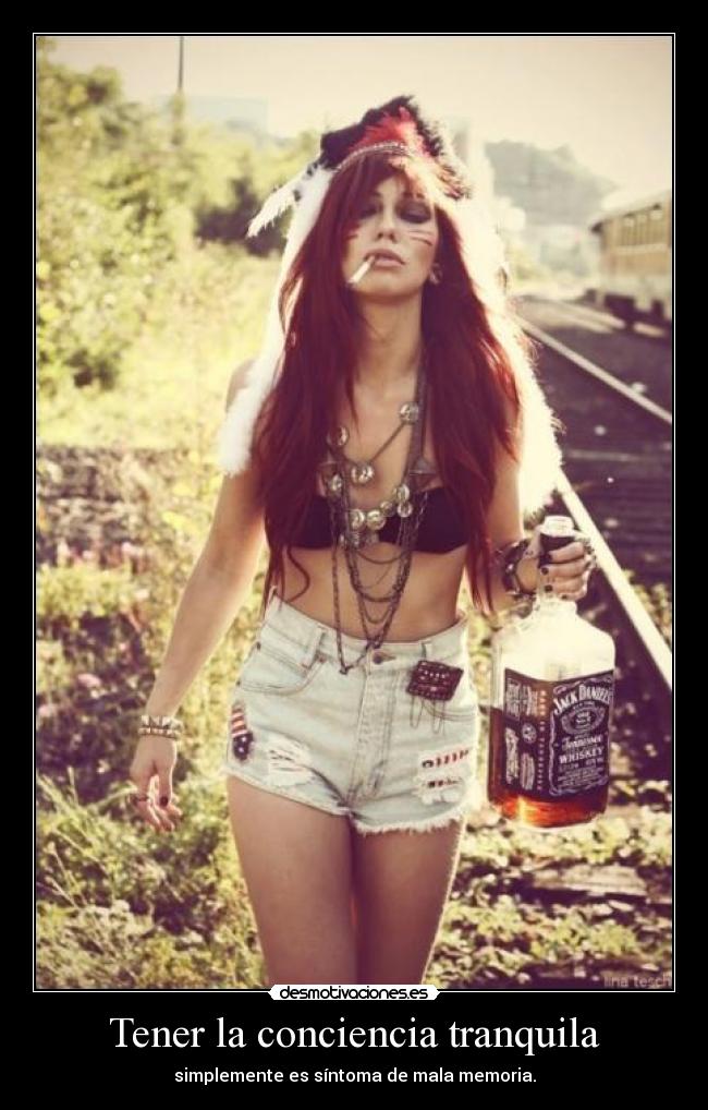 Tener la conciencia tranquila -