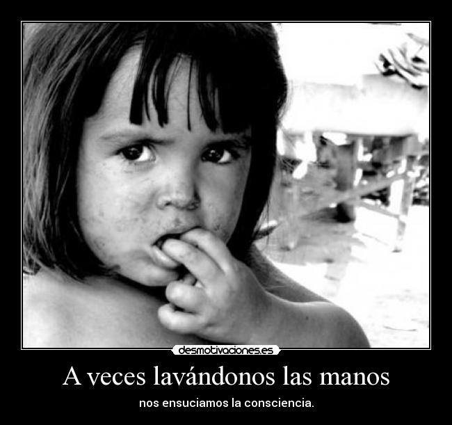 A veces lavándonos las manos - 