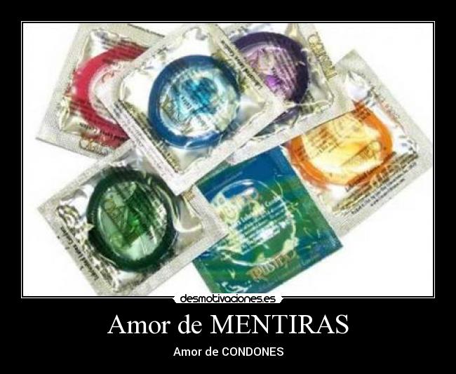 carteles amor condones desmotivaciones