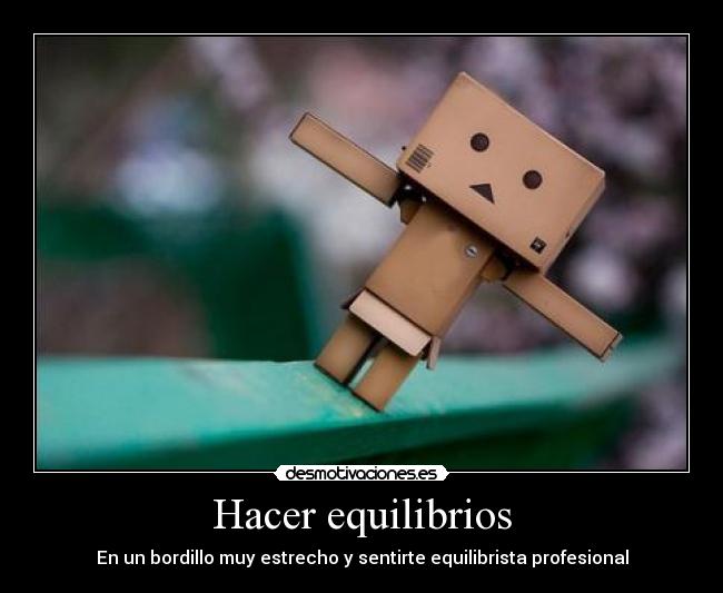 Hacer equilibrios -