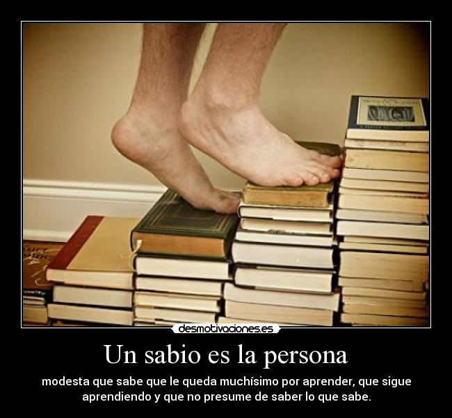 carteles sabio distingue necio que cree sabio entre los necios rinascita desmotivaciones