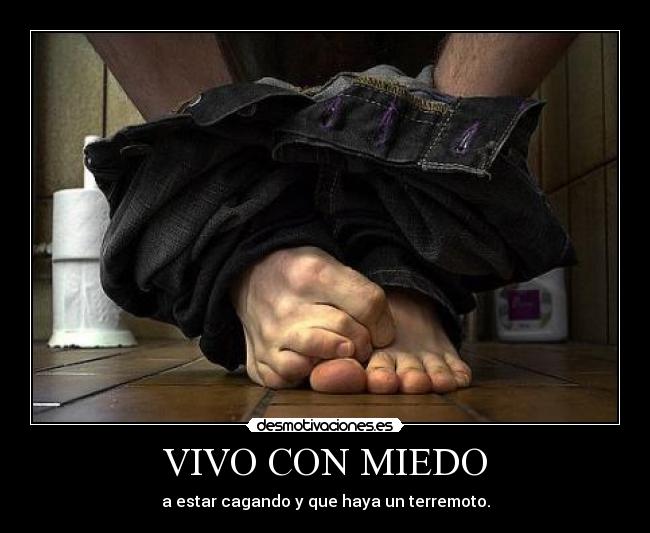 VIVO CON MIEDO -