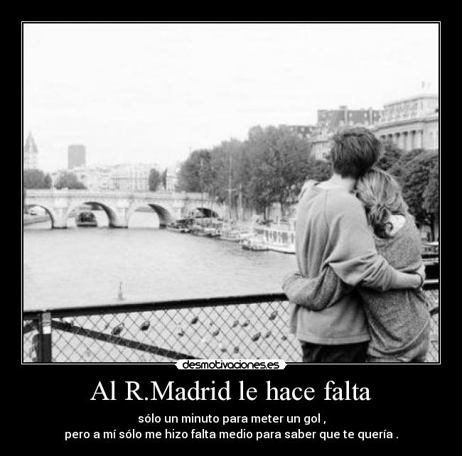Al R.Madrid le hace falta - 
