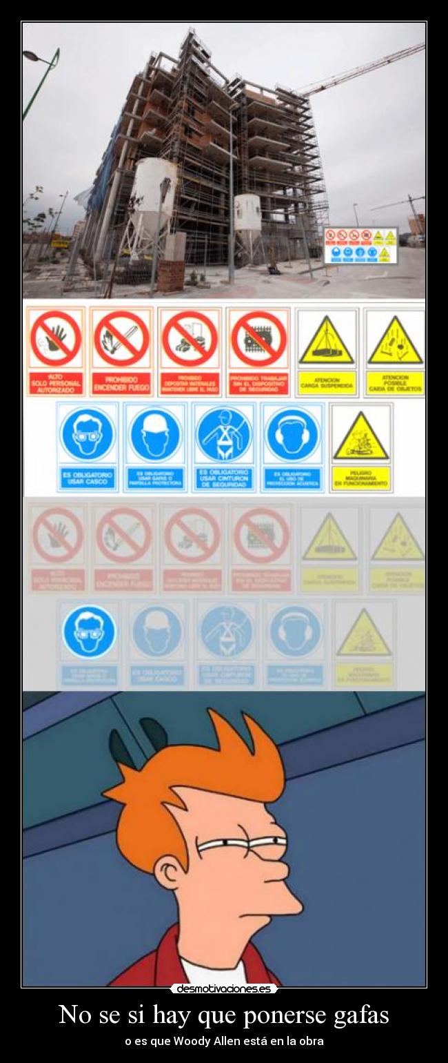 No se si hay que ponerse gafas - o es que Woody Allen está en la obra