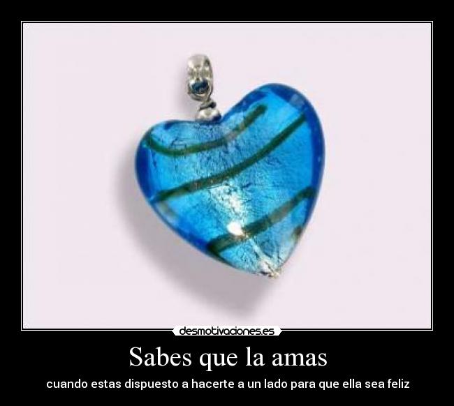 Sabes que la amas - 