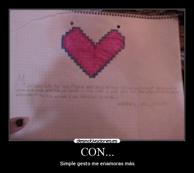 CON... - Simple gesto me enamoras más