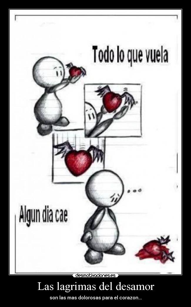 Las lagrimas del desamor -
