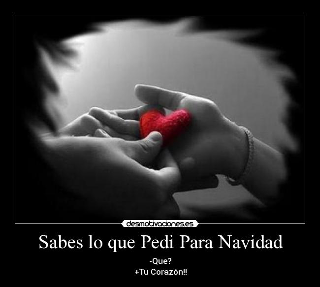 Sabes lo que Pedi Para Navidad -