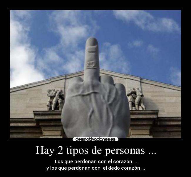 Hay 2 tipos de personas ... -