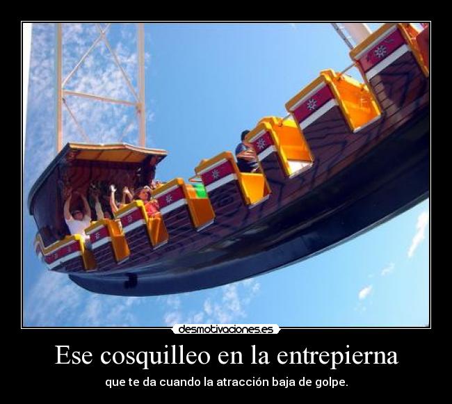 Ese cosquilleo en la entrepierna -