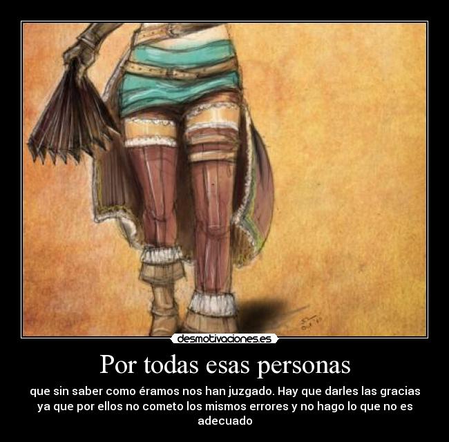 Por todas esas personas - 