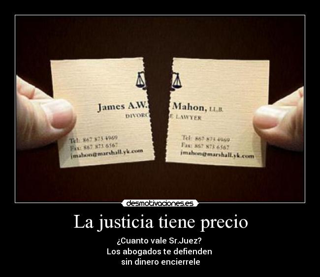 carteles justicia economia blabla desmotivaciones