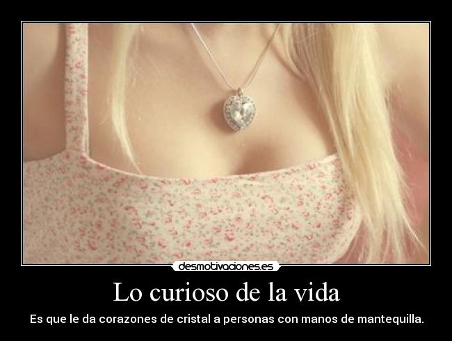 Lo curioso de la vida - 